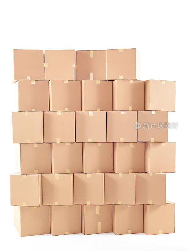 纸板箱的堆叠