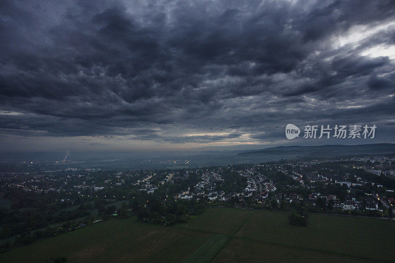 空气视图，Rheingau-Taunus