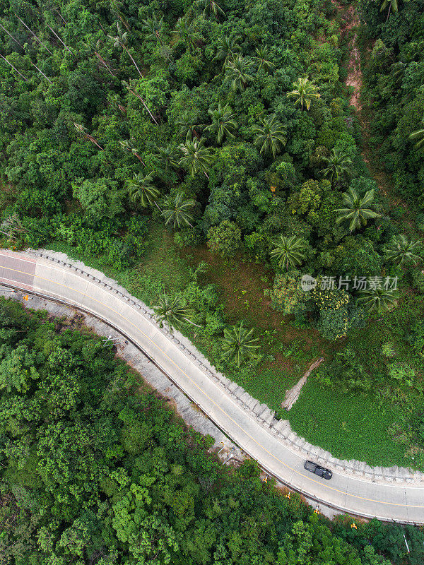 泰国的蜿蜒道路