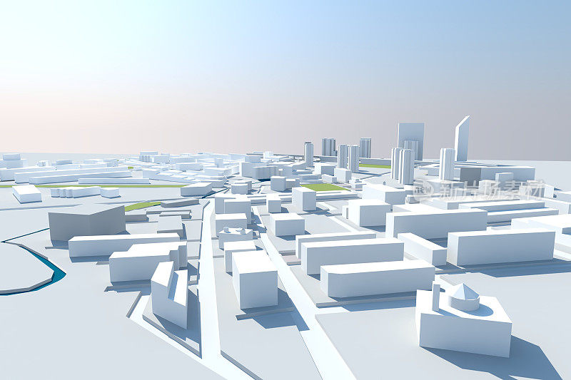 三维空间中的城市渲染