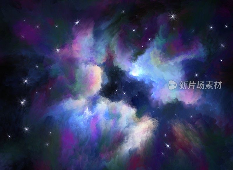 五彩缤纷的画星云