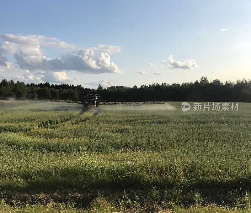 集约化农业杀虫剂、草甘膦肥料、除草剂