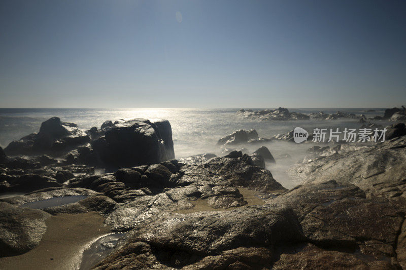 京都海滩的海岸景色