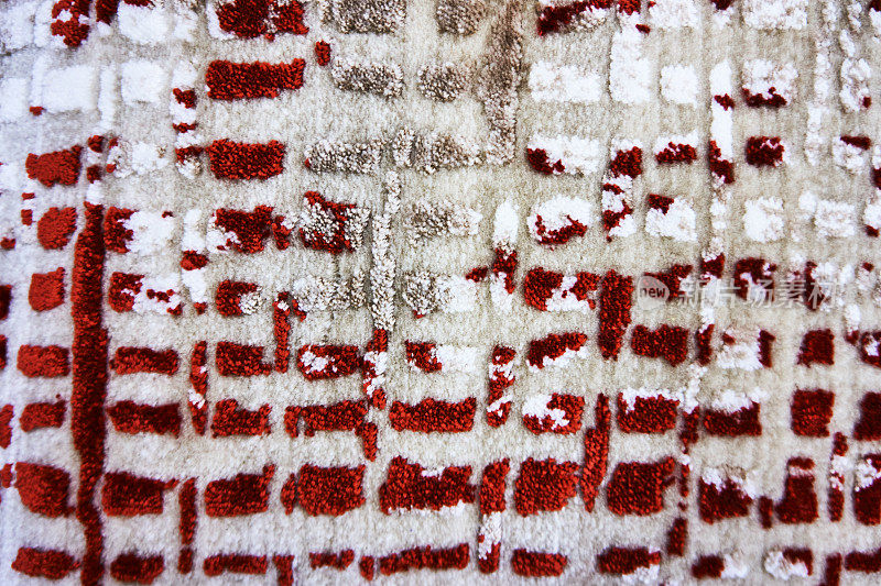 彩色针织羊毛地毯为背景