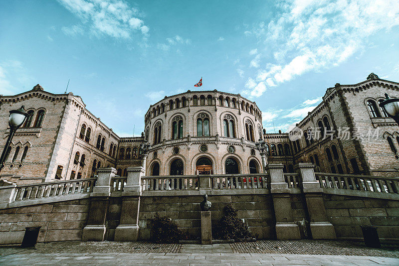 挪威首都奥斯陆的议会大厦