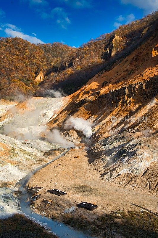 地狱谷登别谷是北海道札幌最受欢迎的旅游目的地之一