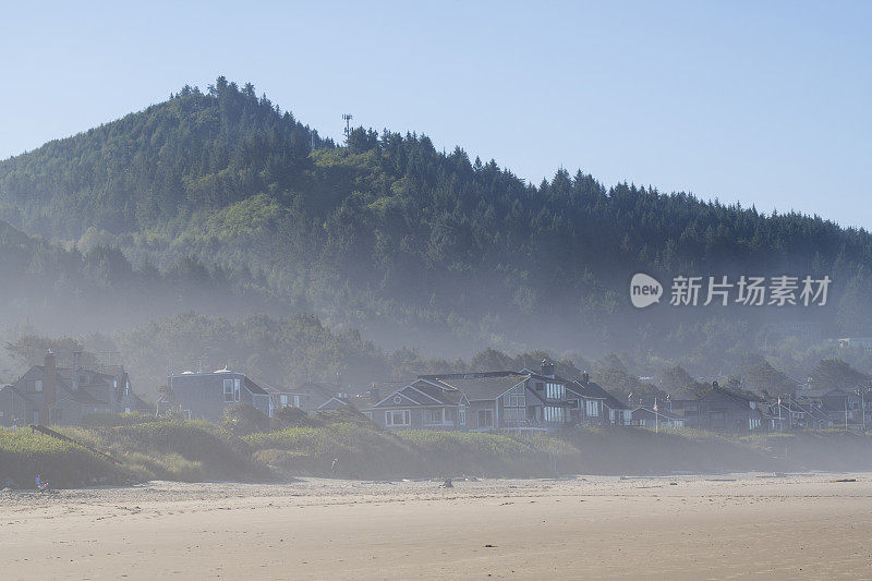 坎农海滩的海滨别墅