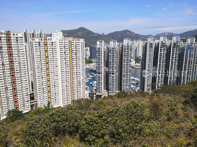香港鸭脷洲的住宅大厦