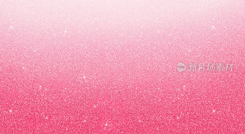 玫瑰粉色闪闪发光发光纸点焦焦闪闪闪闪的背景纹理。