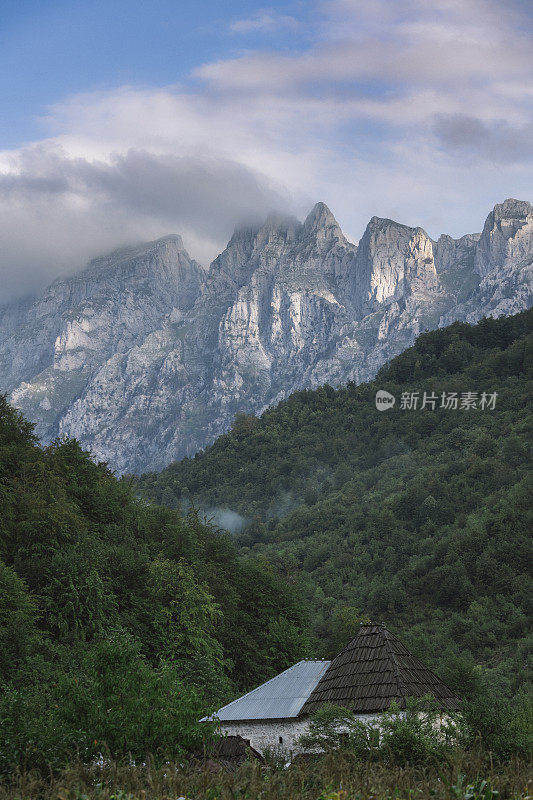 Kolata，瓦尔博纳的阿尔巴尼亚阿尔卑斯山