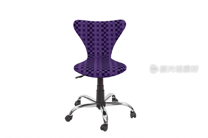颜色的扶手椅。白色背景的现代椅子。纹理的椅子上。