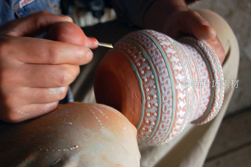 传统手工制作的陶瓷