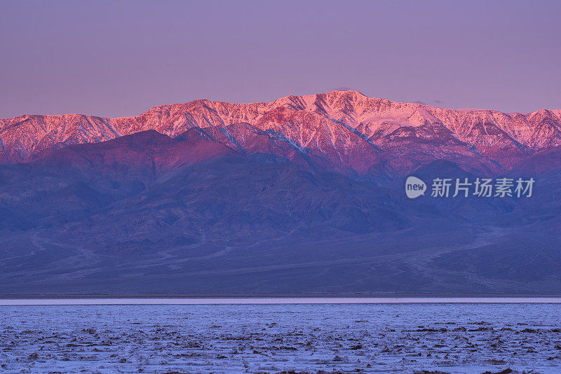 恶水盆地，死亡谷，加利福尼亚，美国