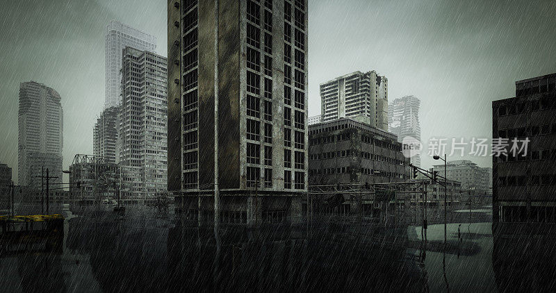 雨后启示录城市景观