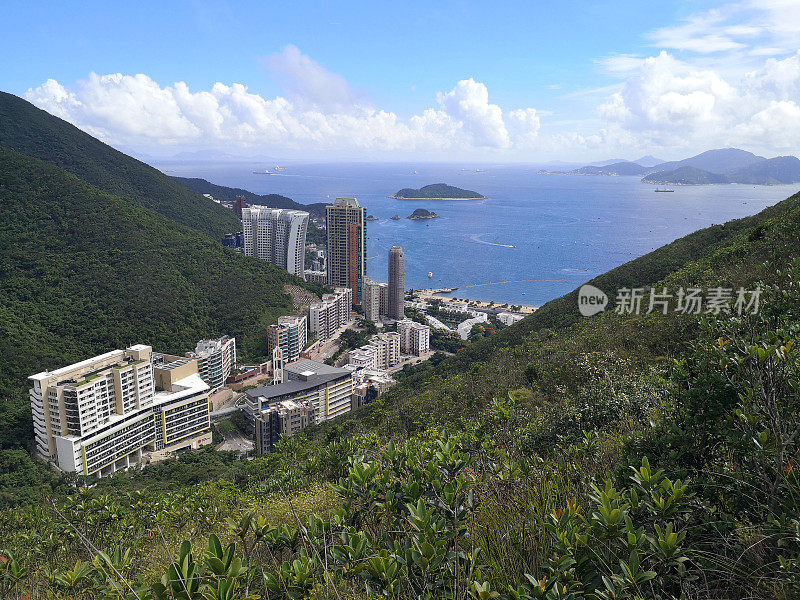 从港岛紫罗兰山眺望浅水湾