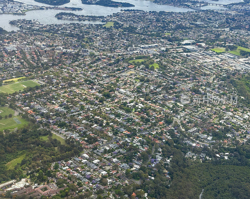 俯瞰悉尼，澳大利亚
