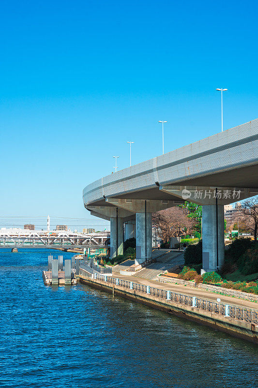 隅田城景中的东京Skytree建筑