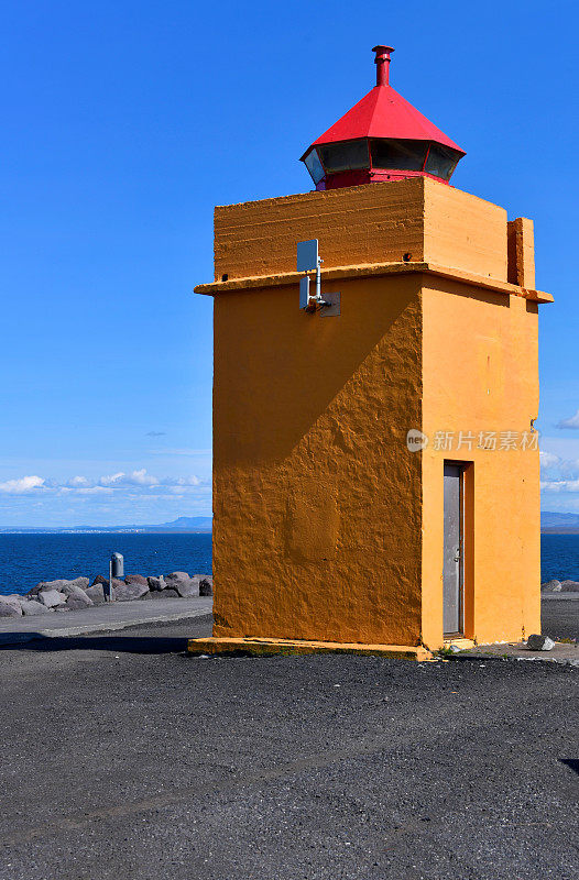 瓦特纳斯灯塔，Keflavík，冰岛雷克雅那地区