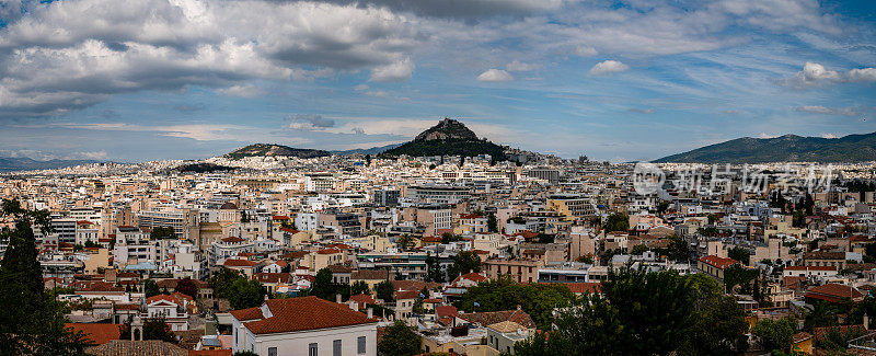 从卫城俯瞰雅典全景