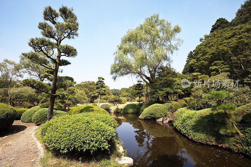 日本水户市偕乐园公园