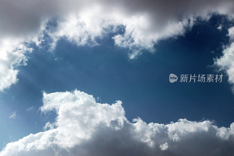 戏剧性的Cloudscape