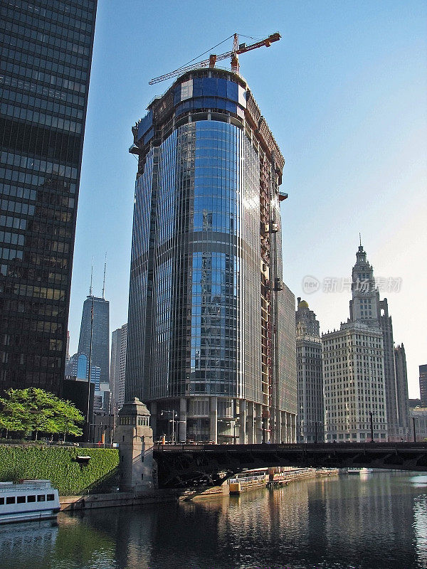 芝加哥特朗普大厦建设箭牌大厦约翰汉考克中心