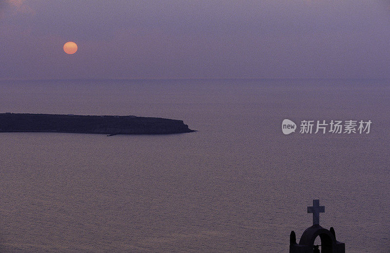 希腊，南爱琴海，基克拉迪斯集团，圣托里尼。