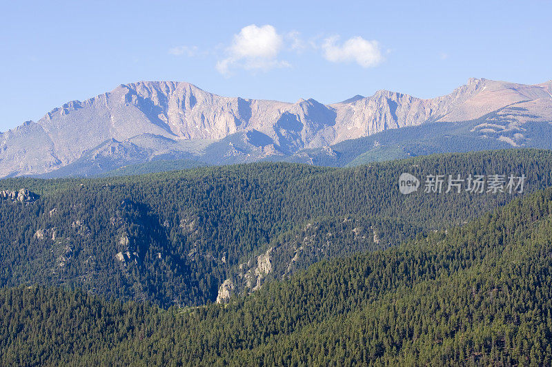 夏天的派克峰