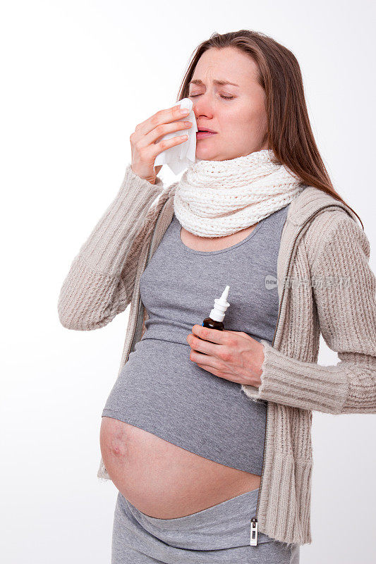 患流感的孕妇