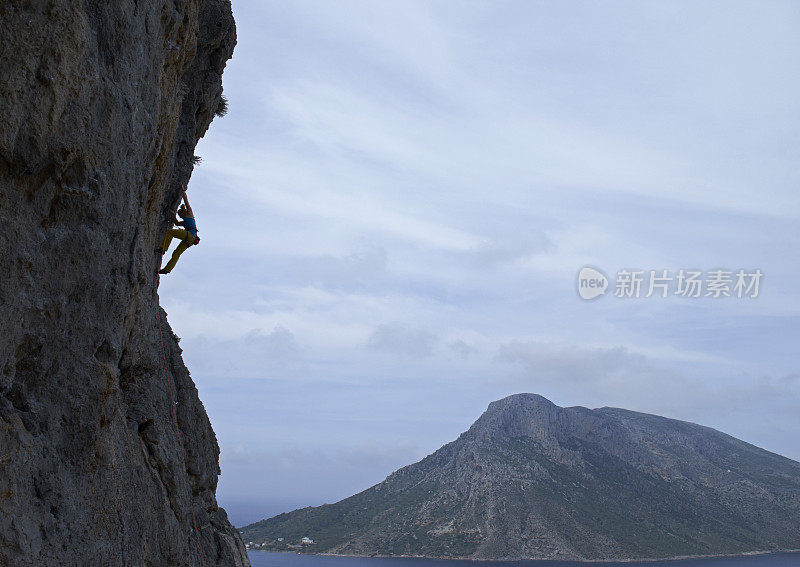 登山者轮廓