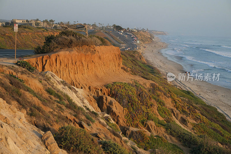 在卡尔斯巴德的太平洋海岸