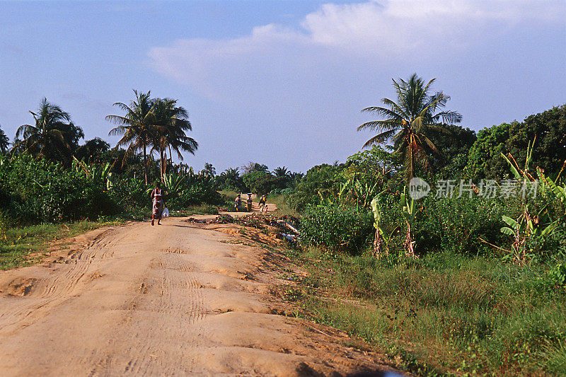 非洲的乡村道路