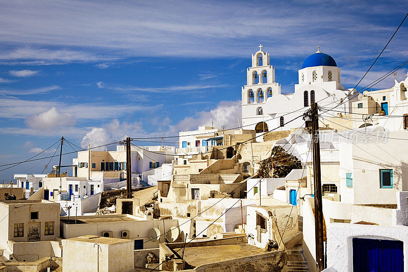 pyrgos,圣托里尼岛,希腊