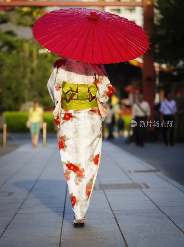 在东京的日本女人