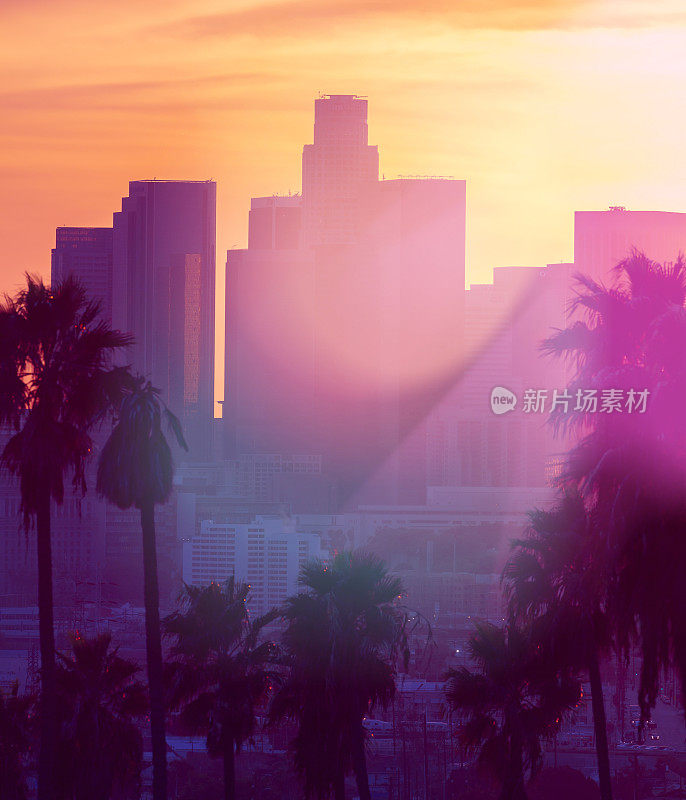洛杉矶日落