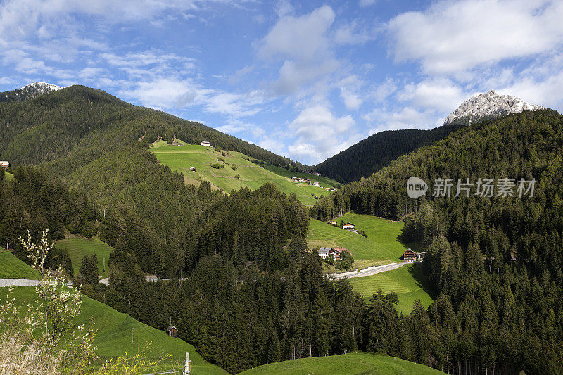 高山景观。上阿迪杰，欧洲阿尔卑斯山