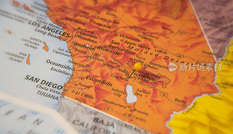 加州棕榈泉旅游路线图