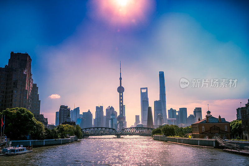 上海都市观，滤镜应用