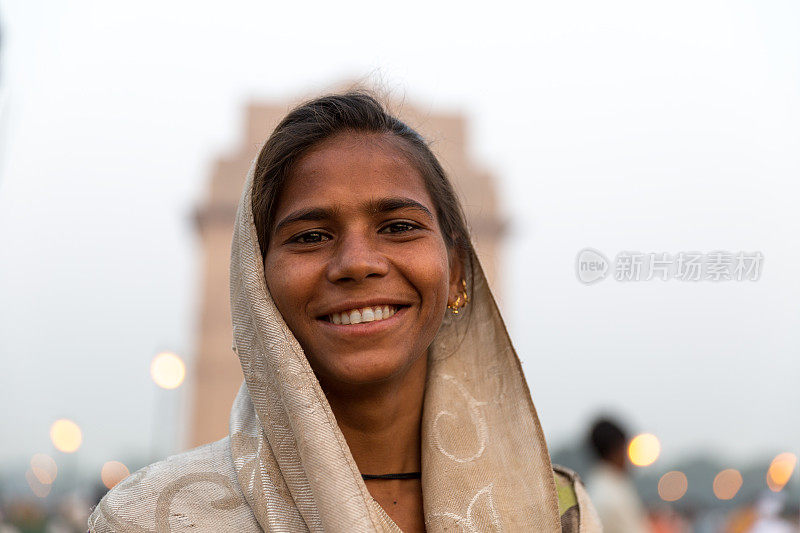 印度吉卜赛女孩，印度新德里