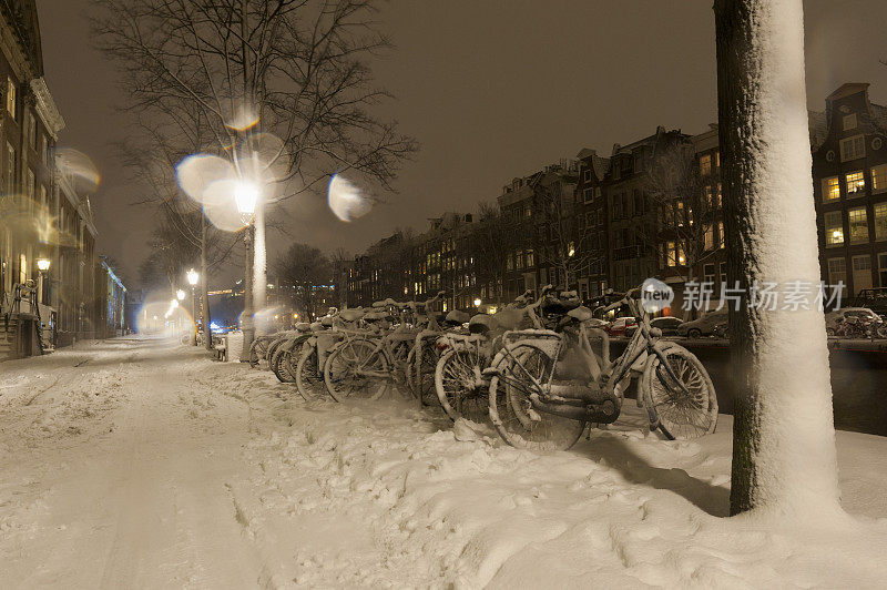 阿姆斯特丹的雪