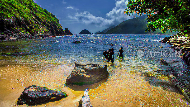 加勒比海滩