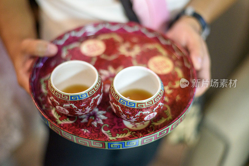中国婚礼上的茶道