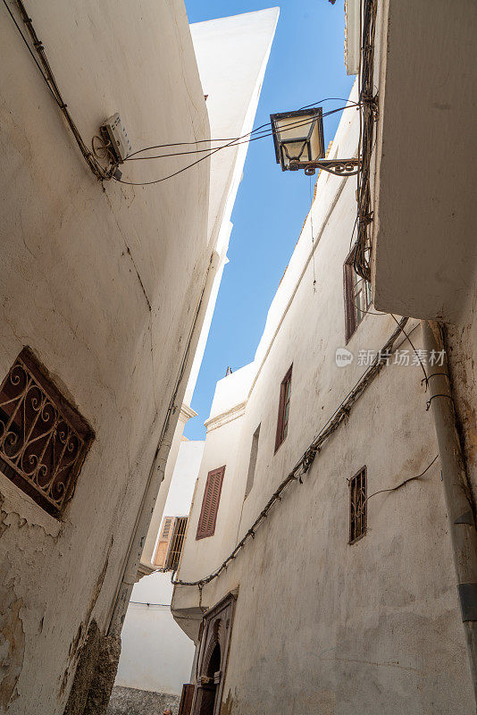 摩洛哥卡萨布兰卡麦地那区的街景