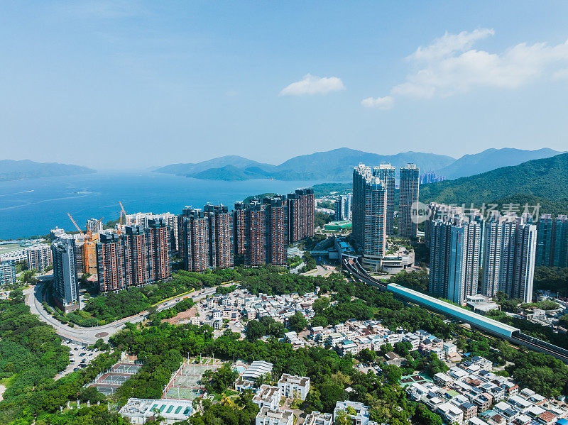 香港马鞍山的居民大厦