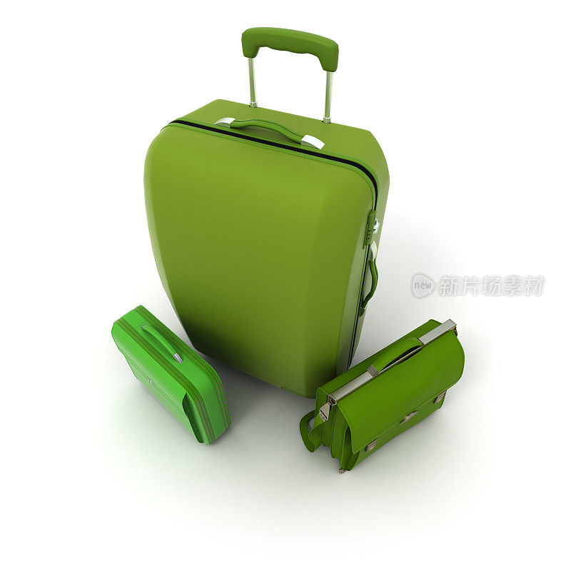 绿色行李组