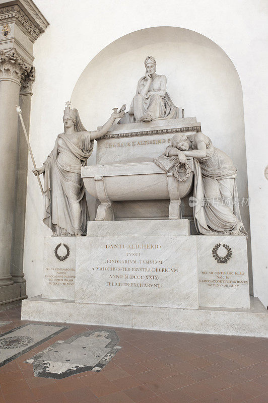 但丁墓纪念碑，圣十字教堂，佛罗伦萨