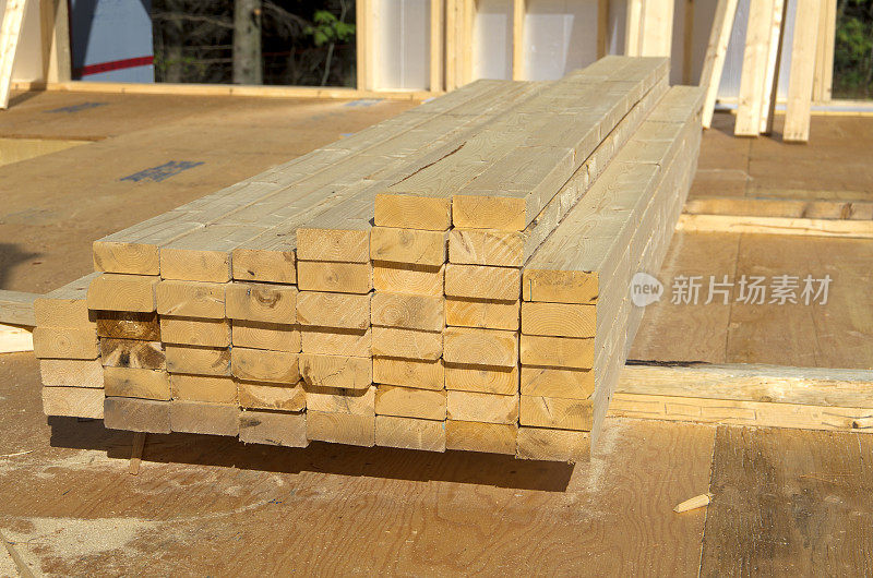 建筑工地木材