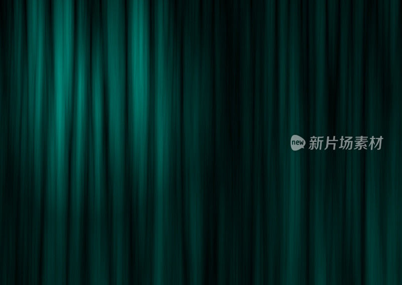 绿色剧院窗帘