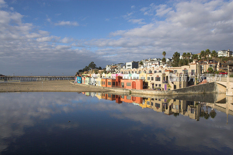 卡皮托拉海滨别墅，加利福尼亚，蓝天，大海，大海