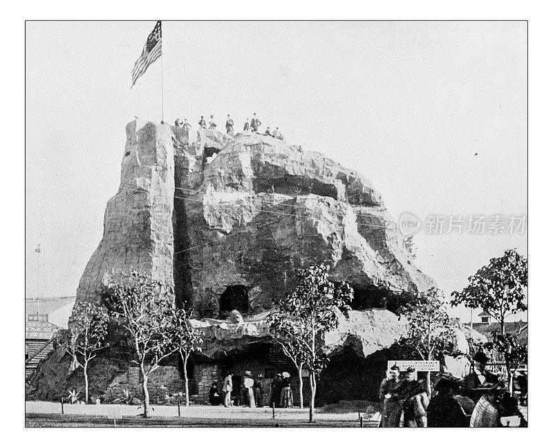 悬崖居民的古董照片-世界哥伦比亚博览会，芝加哥-1893: